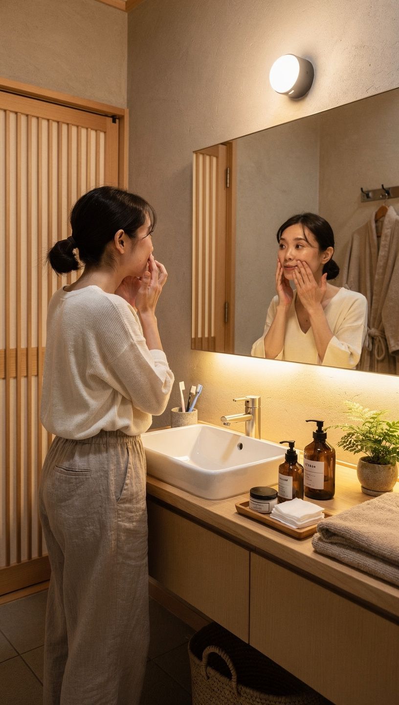 多機能な収納棚に収められた家庭用品のアイデア。